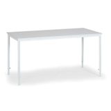 Jídelní stůl se stavitelnými nohami 160x80 cm, šedý