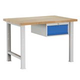 Dílenský stůl Weld 1Z, 84 x 120 x 80 cm, šedý