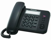 Telefon Panasonic KX-TS 520FXW, černý