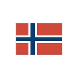 Státní vlajka Norska, 90 x 60, se záložkou