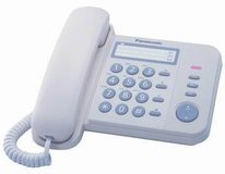 Telefon Panasonic KX-TS 520FXW, bílý