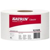 Toaletní papír Katrin Classics Gigant S2 2vrstvý, 18 cm, 1 040 útržků, 75% bílá, 12 rolí