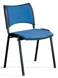 Konferenční židle Smart Black, modrá