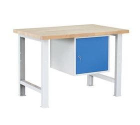 Dílenský stůl Weld 1P, 84 x 120 x 80 cm, šedý