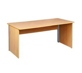 Kancelářský stůl Alfa 100, 180 x 80 x 73,5 cm, rovné provedení, dezén třešeň