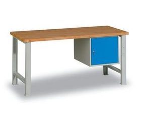 Dílenský stůl Weld 1P, 84 x 120 x 68,5 cm, šedý