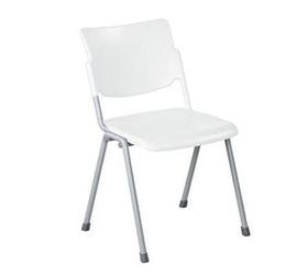 Kovové jídelní židle MIA, bílá