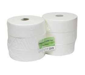 Toaletní papír Eko 2vrstvý, 28 cm, 300 m, bílý, 6 rolí