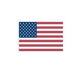 Státní vlajka USA, 90 x 60, s karabinami