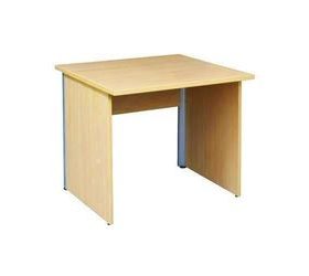 Kancelářský stůl Alfa 100, 80 x 80 x 73,5 cm, rovné provedení, dezén divoká hruška