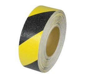Protiskluzová podlahová páska, 1 800 x 5 cm, černá/žlutá