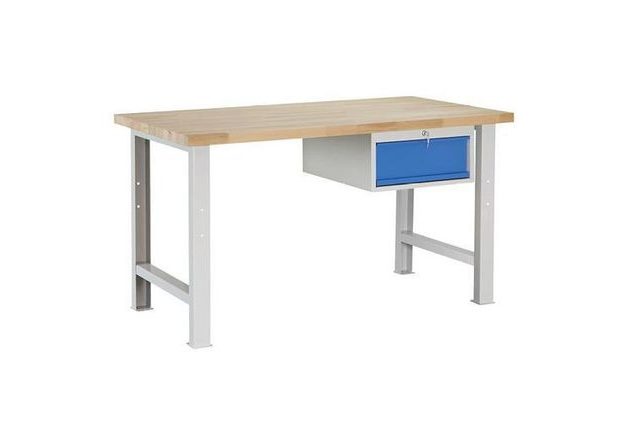 Dílenský stůl Weld 1Z, 84 x 150 x 80 cm, šedý