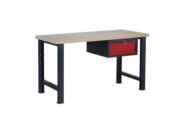 Dílenský stůl Weld 1Z, 84 x 150 x 68,5 cm, antracit