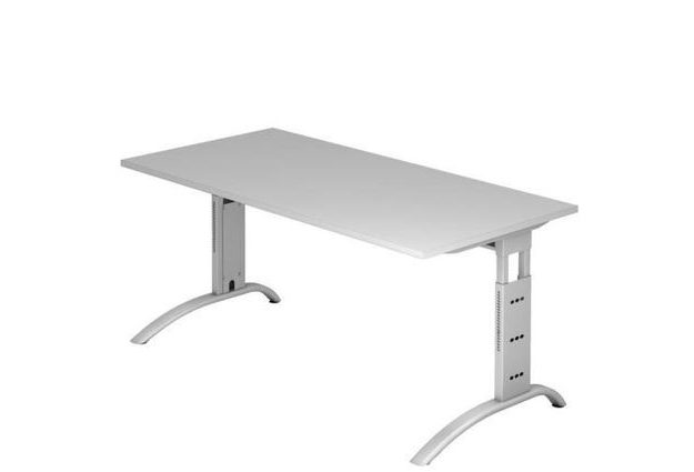 Výškově nastavitelný kancelářský stůl Mittis, 160 x 80 x 65 - 85 cm, rovné provedení