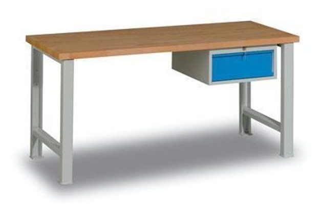Dílenský stůl Weld 1Z, 84 x 170 x 68,5 cm, šedý