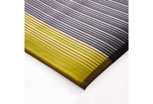 Protiúnavová průmyslová rohož s rýhovaným povrchem, šířka 90 cm, metrážová