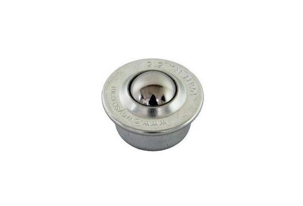 Kuličková kladka s přírubou pro nasouvání, průměr 15 mm, 2,8 mm
