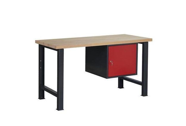 Dílenský stůl Weld 1P, 84 x 150 x 68,5 cm, antracit