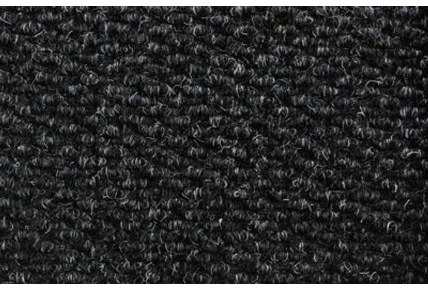 Vnitřní čisticí rohož, výška 1,1 x šířka 200 cm, metrážová, černá