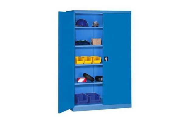 Dílenská skříň na nářadí, 199 x 100 x 43,5 cm, modrá