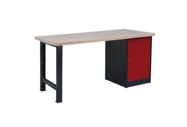 Dílenský stůl Weld 2P, 84 x 170 x 80 cm, antracit