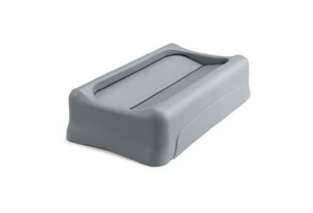 Víko na odpadkové koše Rubbermaid Slim Jim, 60 a 87 l, šedé