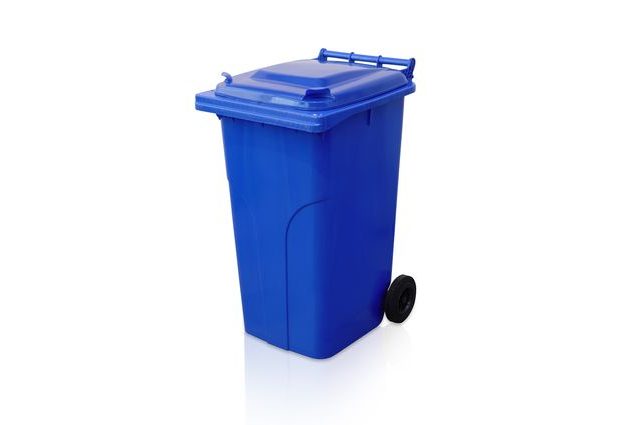 Plastová popelnice MGB 240 l, modrá