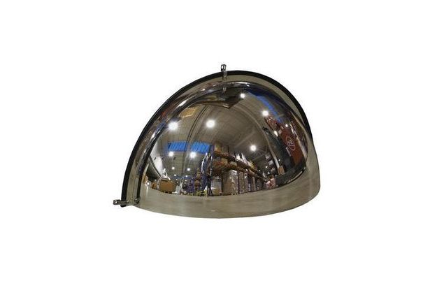 Průmyslové parabolické zrcadlo, čtvrtkoule, 600 mm