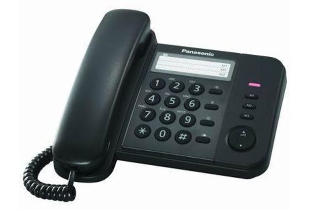Telefon Panasonic KX-TS 520FXW, černý