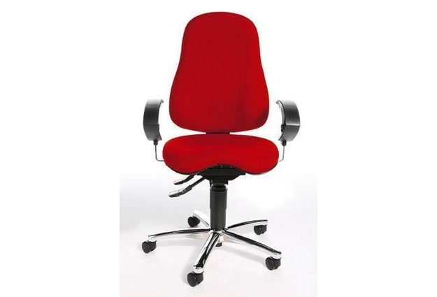 Ebal.cz - obalový materiál - Kancelářská židle Sitness 10, červená - Topstar  - Textilní židle a křesla - Kancelářské židle a křesla, Vybavení kanceláře,  Dům, kancelář a dílna