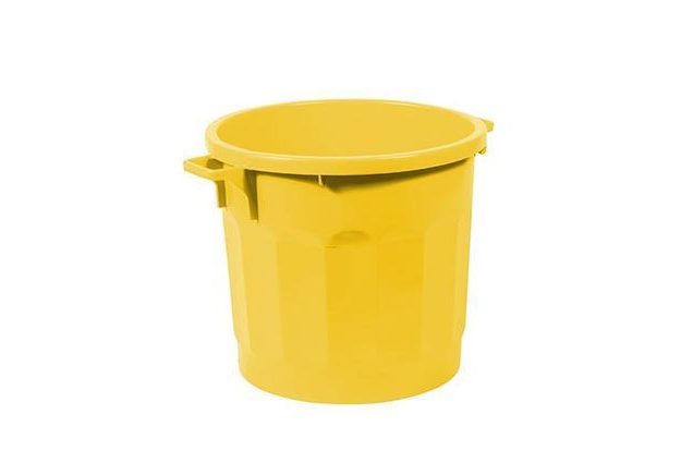 Plastový kontejner Bert, 75 l, žlutý