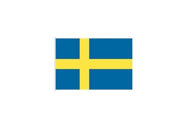 Státní vlajka Švédska, 90 x 60, s karabinami
