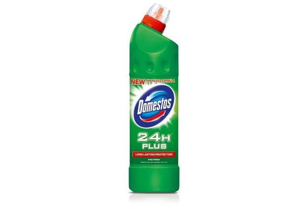 Domestos WC čistič 24h plus, 750 ml, 20 ks