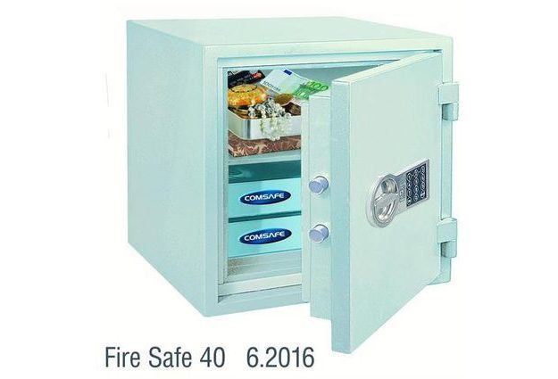 Ohnivzdorný trezor Fire Safe 40EL, bezpečnostní třídy S2, 46 x 44 x 44 cm