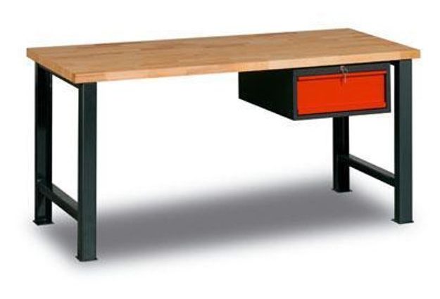 Dílenský stůl Weld 1Z, 84 x 120 x 68,5 cm, antracit