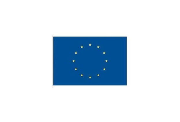 Státní vlajka Evropské unie, 90 x 60, s karabinami