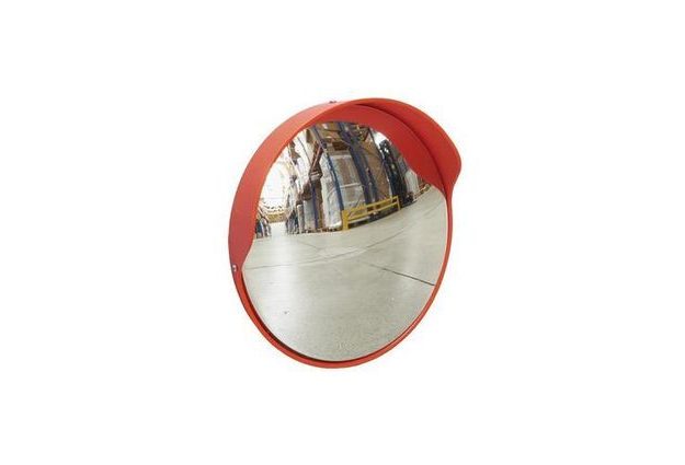 Univerzální kulaté zrcadlo, 300 mm, oranžová