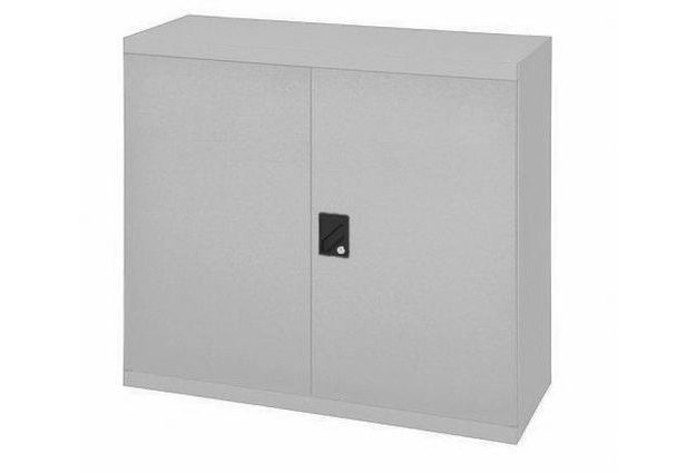 Kovová dílenská skříň, 100 x 104,4 x 62,5 cm, šedá