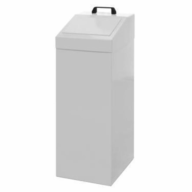 Ebal.cz - obalový materiál - Kovový odpadkový koš na tříděný odpad, objem 100  l, šedý - Nádoby a koše na tříděný odpad - Nádoby na odpadky, Hygiena a  úklid, Dům, kancelář a dílna