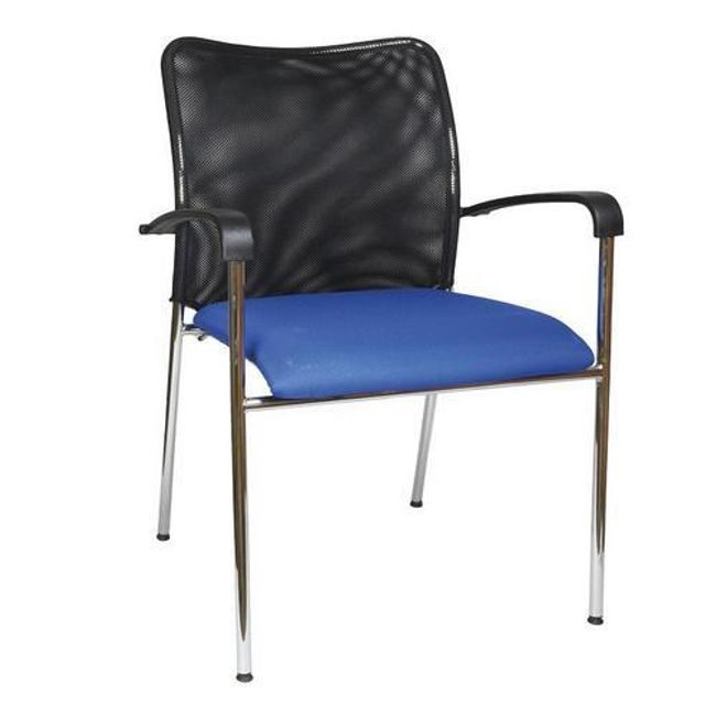 Ebal.cz - obalový materiál - Konferenční židle Spider, modrá - Konferenční  židle a křesla - Kancelářské židle a křesla, Vybavení kanceláře, Dům,  kancelář a dílna
