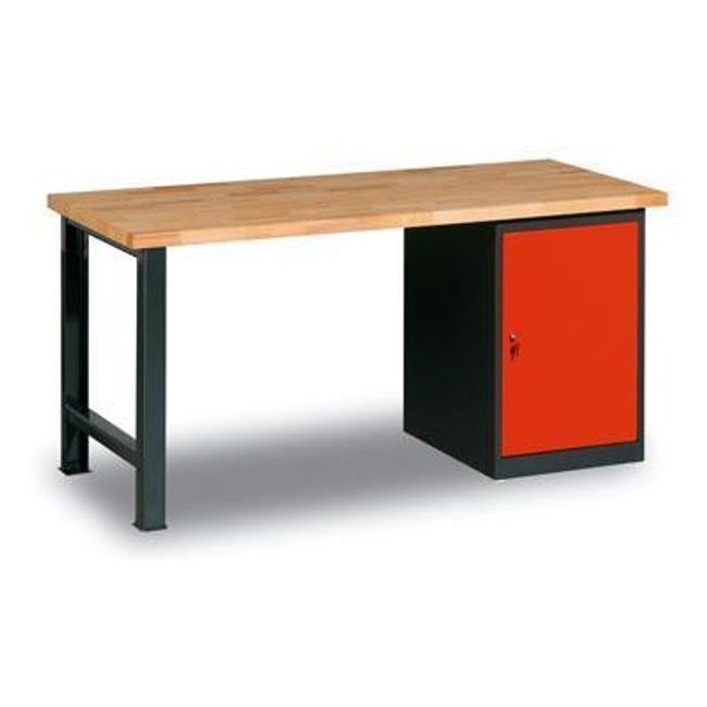 Dílenský stůl Weld 2P, 84 x 170 x 68,5 cm, antracit