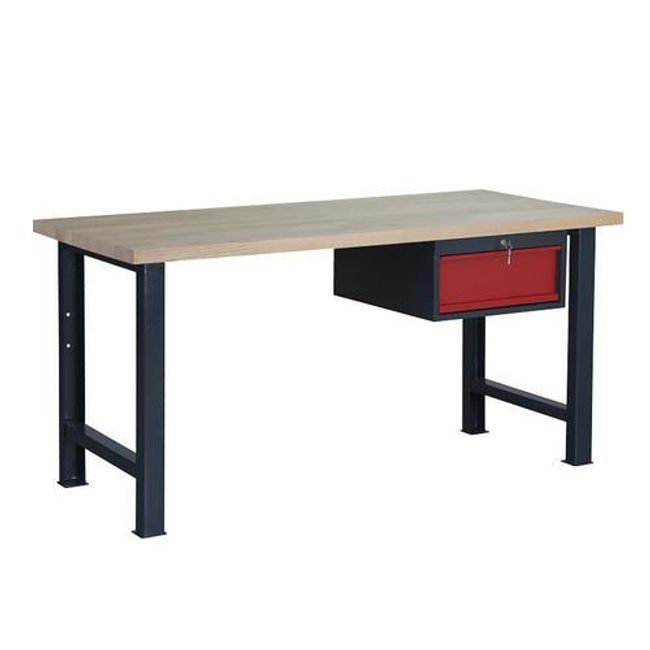 Dílenský stůl Weld 1Z, 84 x 170 x 80 cm, antracit