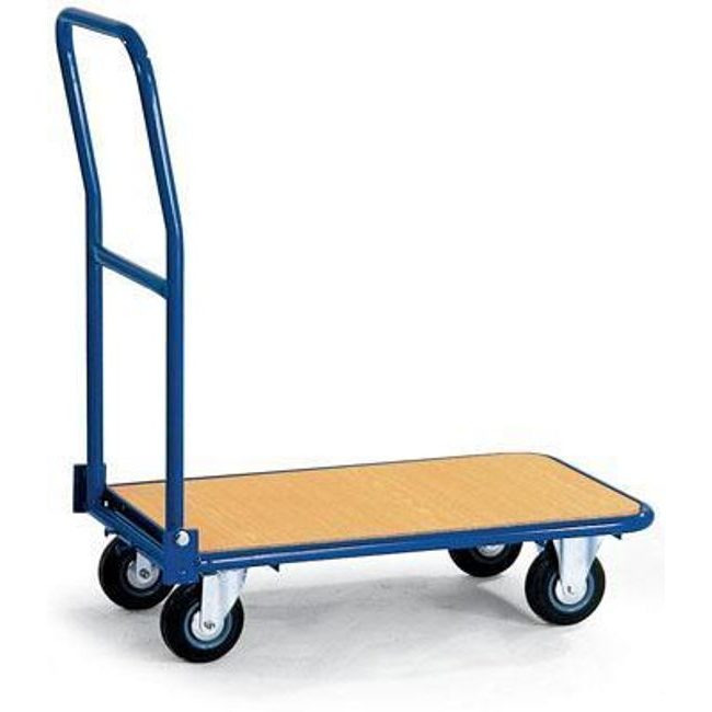 Plošinový vozík se sklopným madlem, do 300 kg