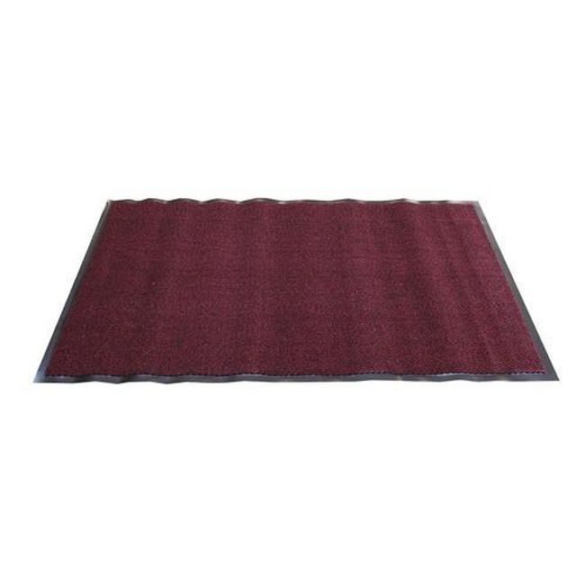 Vnitřní čisticí rohož s náběhovou hranou, 0,7 x 150 x 90 cm, červená
