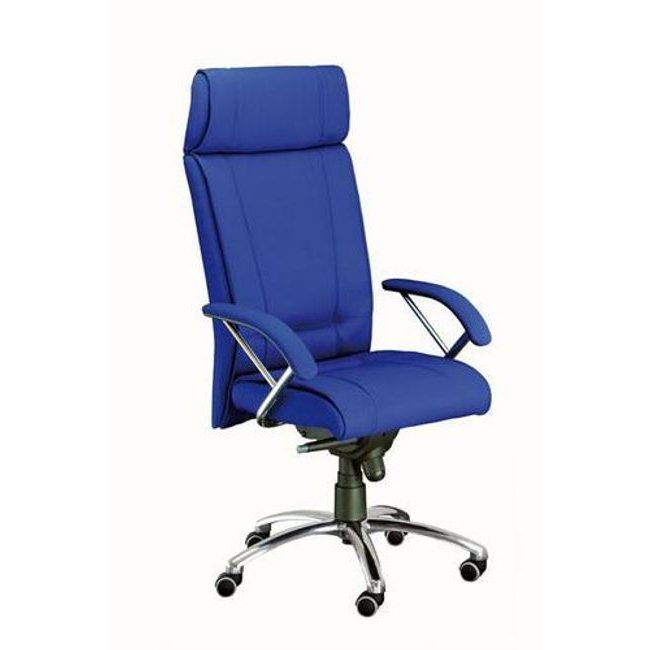 Ebal.cz - obalový materiál - Kancelářské křeslo Level, modré - Textilní  židle a křesla - Kancelářské židle a křesla, Vybavení kanceláře, Dům,  kancelář a dílna