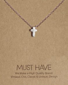 MUST HAVE series: Delicate Silver Cross