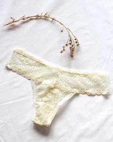 Cream Lace panties Anemone USA