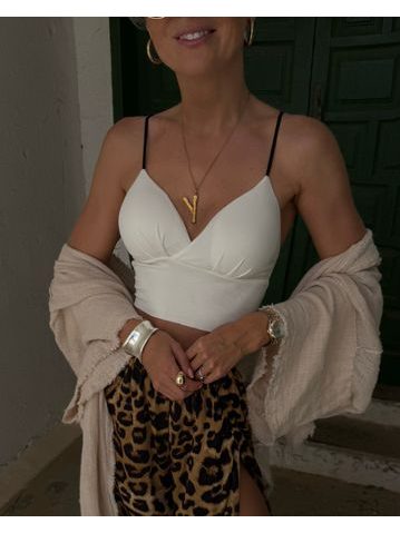 Bílá sportovní podprsenka May BeChick ❤