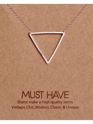 MUST HAVE series: Silver Triangle Pendant