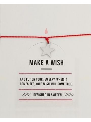 MAKE A WISH series: Star Silver Silk Bracelet